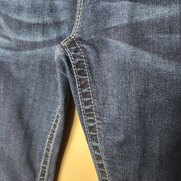 Rock Revival Jessica Curvy Midrise Thick Stitch Flap Pocket Skinny Jeans-Size 27 - Picture 3 of 13
